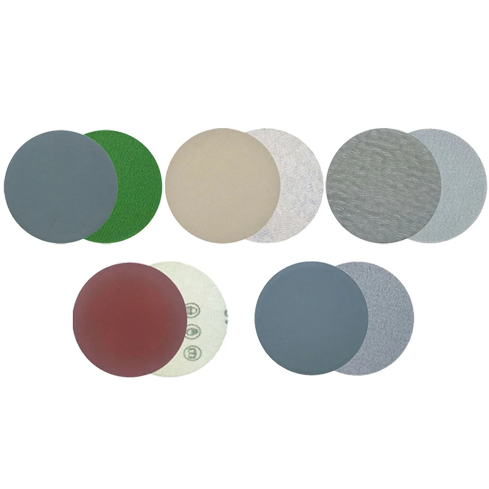 

100mm Wet Sanding Discs 4in Sandpaper Hook & Loop No Hole 1000 5000 GRIT