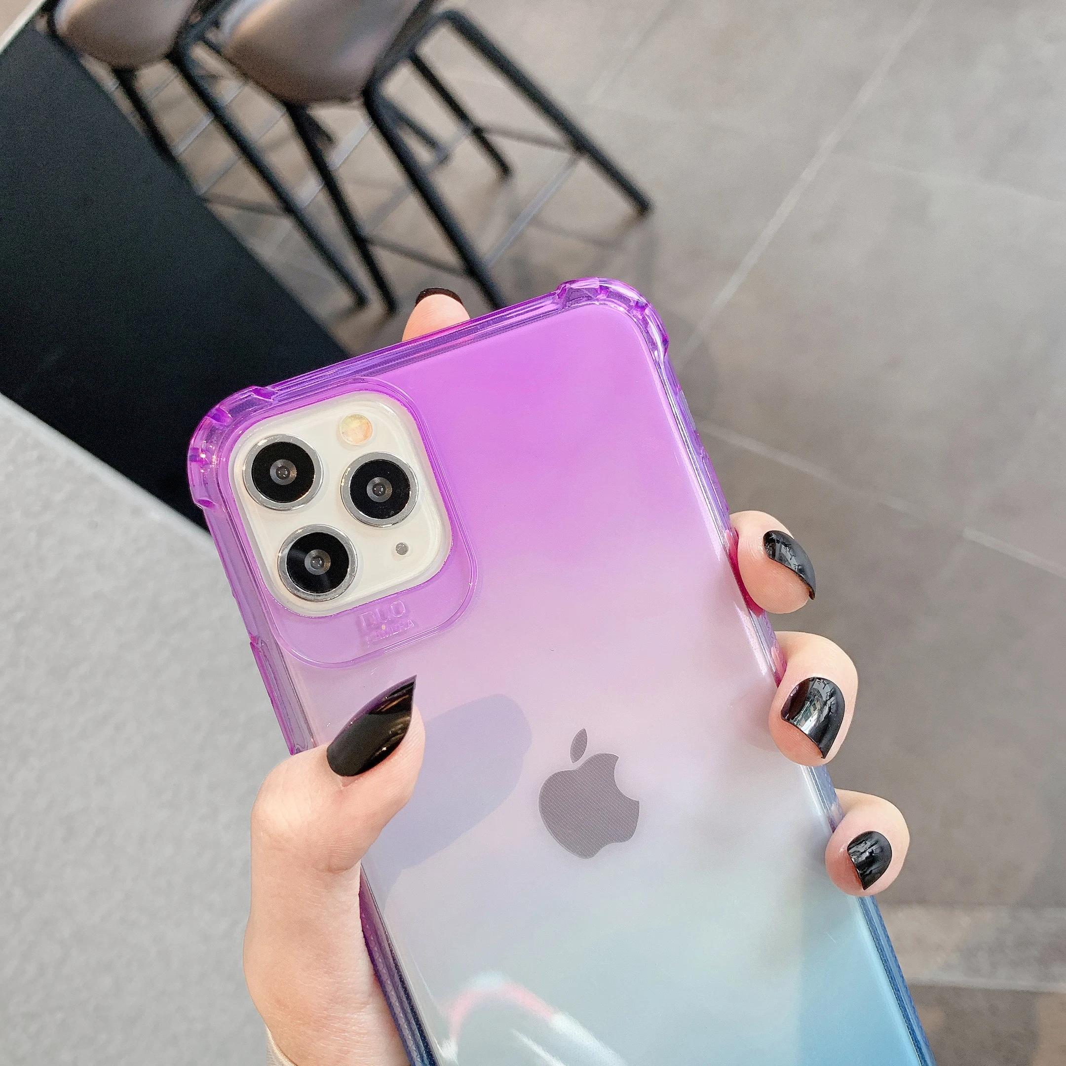 Rainbow Gradient Strap Cord Chain Phone Necklace Lanyard Phone Case Carry Cover Hang For iPhone 14 14Pro 14Plus 13Promax 13 12 1