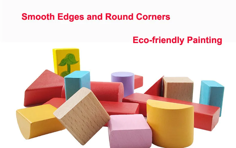 100 шт Детские сборные головоломки деревянные блоки образование прозрение