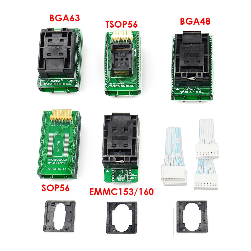 UPMELY Smart Chips XGecu T56 Universal Programmer Powerful Support Nor Flash / NAND EMMC+17 Adapters Fast Reading Speed | Компьютеры и