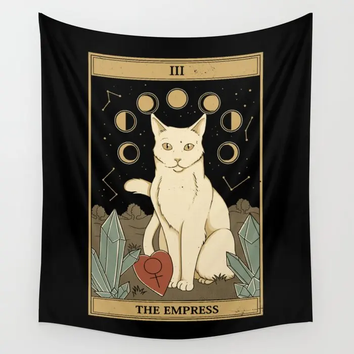

The Empress Tapestry Background Wall Covering Home Decoration Blanket Bedroom Wall Hanging Tapestries for Living Room Decor