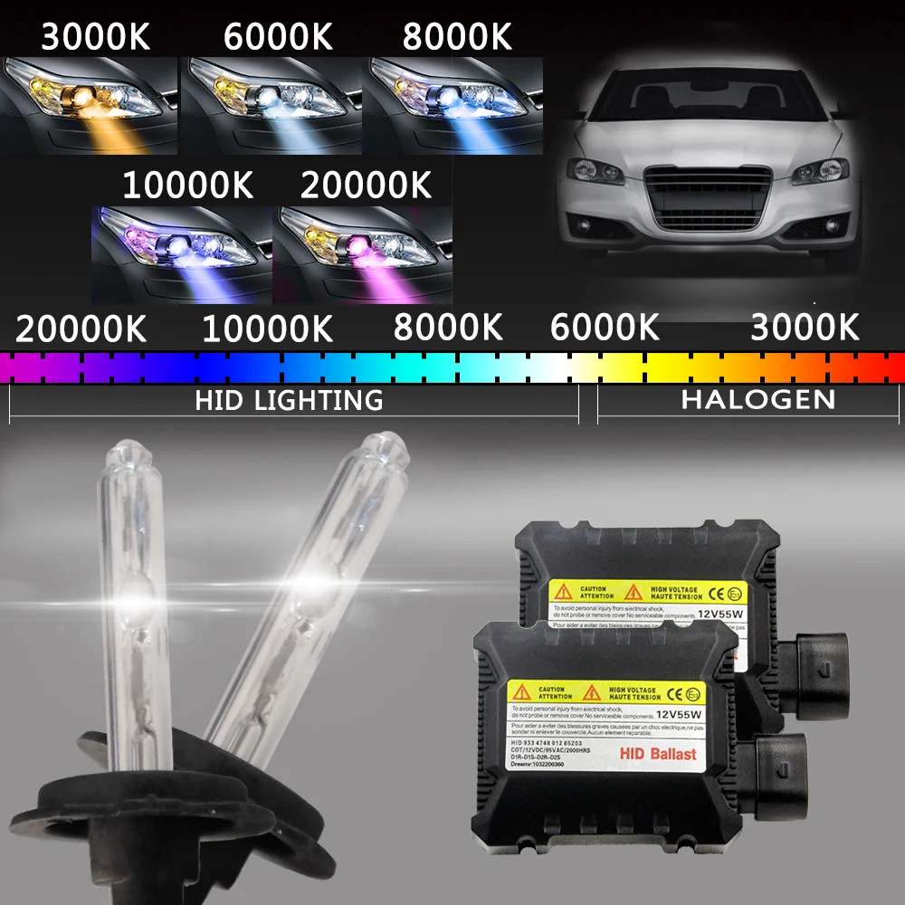 

Комплект HID фар 55 Вт тонкий AC балласт H7 H3 H7 H8 H9 H11 9005 9006 GLOWTEC 6000K 4300K все цвета Бесплатный подарок GLOWTEC