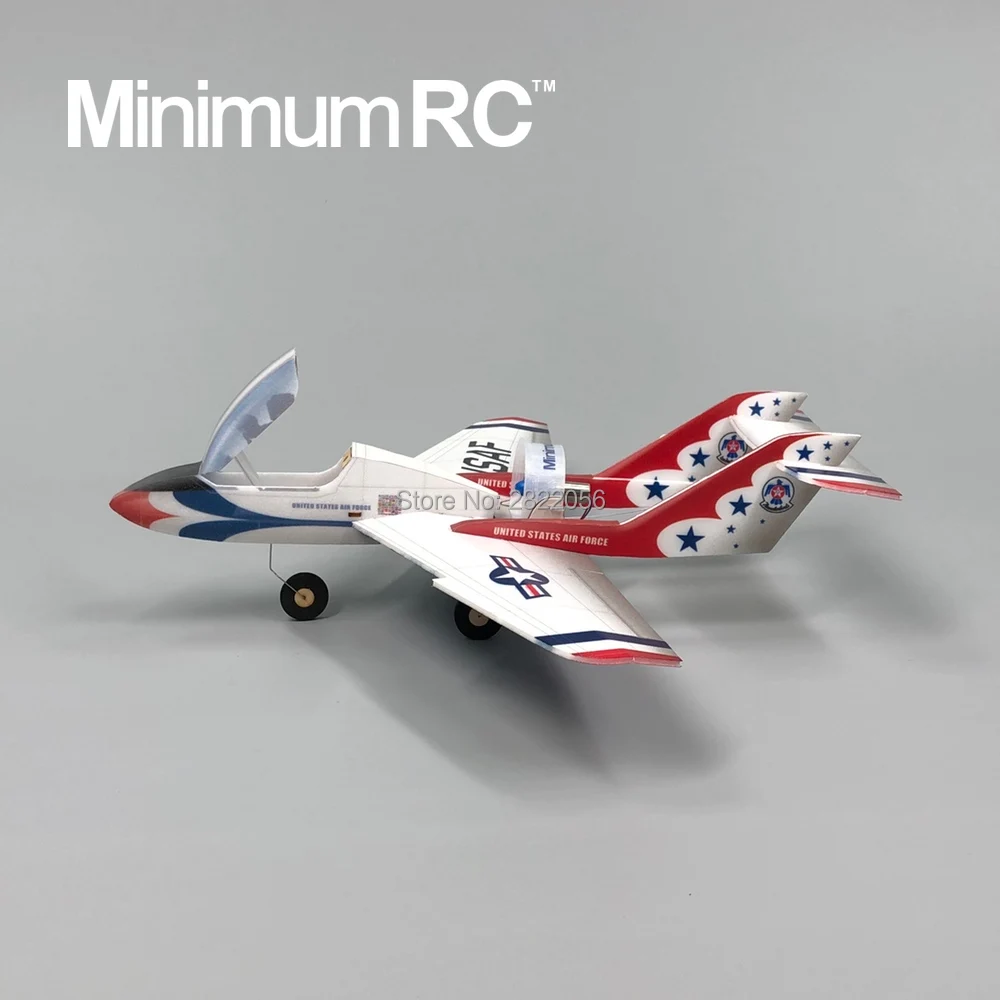 MinimumRC Fly cat 35 мм EDF 340 Wingspan 3 канальный тренировочный радиоуправляемый самолет с