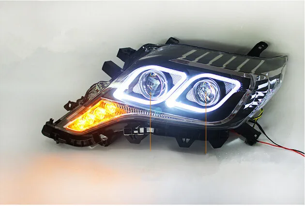 HID фары для Toyota Land Cruiser Prado FJ150 головного света 2014 2015 Xenon|headlights for|headlight for toyotahid headlight |