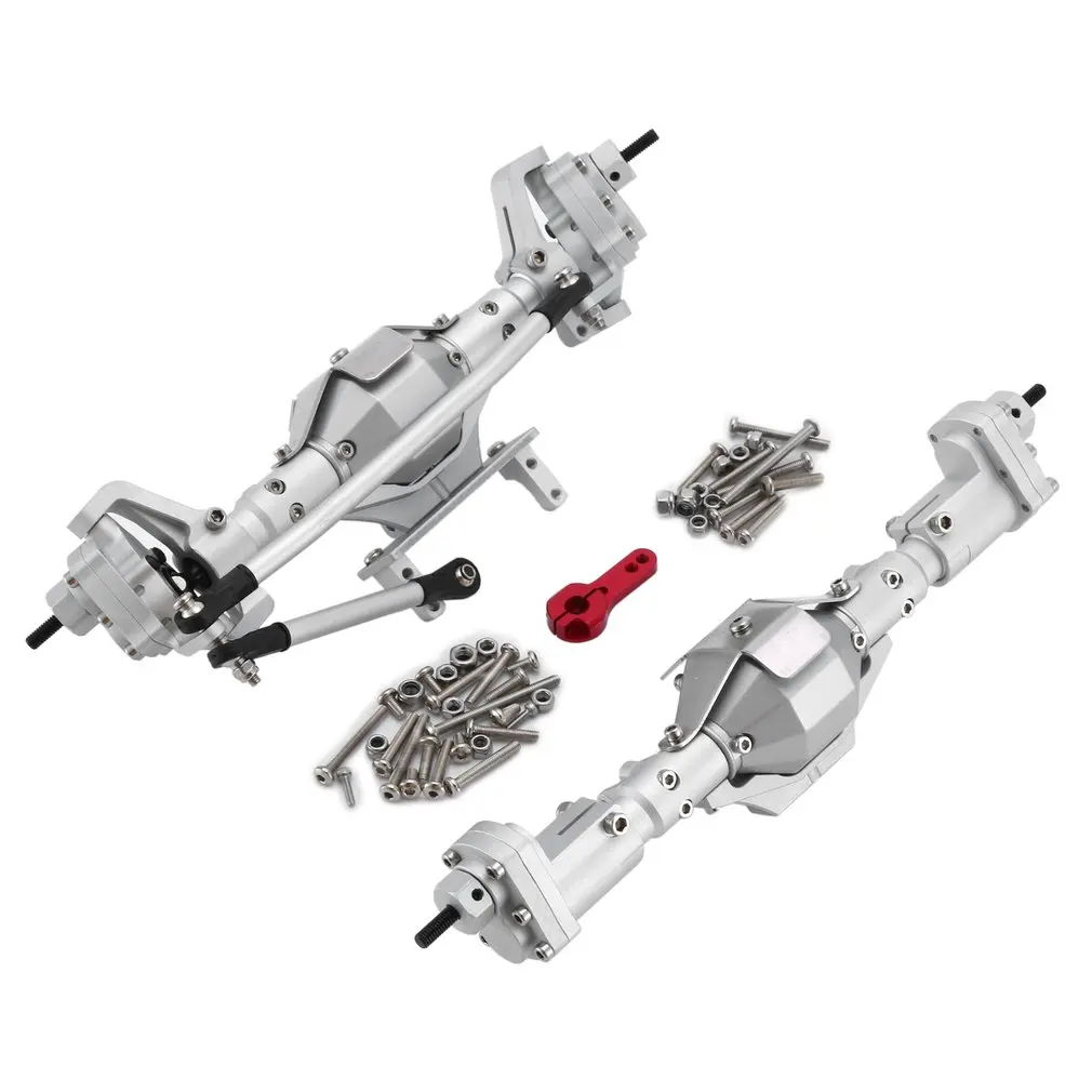 

SCX10 II 90046 90047 для осевого Алюминия CNC анодированный Полный Передний Задний портальный мост для 1/10 RC Гусеничный автомобиль обновленные детали