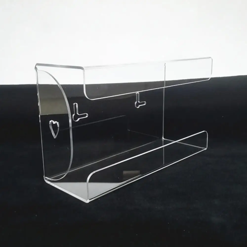 50% Hot Sale Kitchen Transparent Acrylic Wall Mounted Disposable Gloves Storage Box Organizer