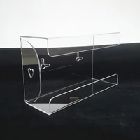 50 hot sale kitchen transparent acrylic wall mounted disposable gloves storage box organizer