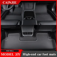for tesla model 3 2022 accessories xpe non slip all weather floor mats model3 xpe model y car floor mat model there 2021