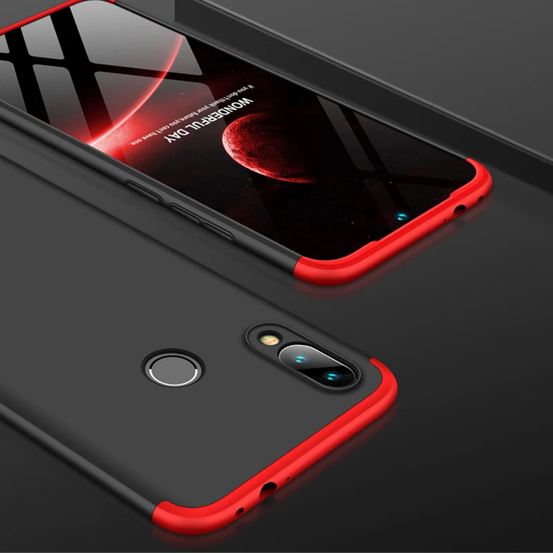 GKK для Xiaomi Redmi Note 7 Pro Чехол 3 в 1 Защитный матовый Жесткий ПК чехол Coque|Бамперы| |