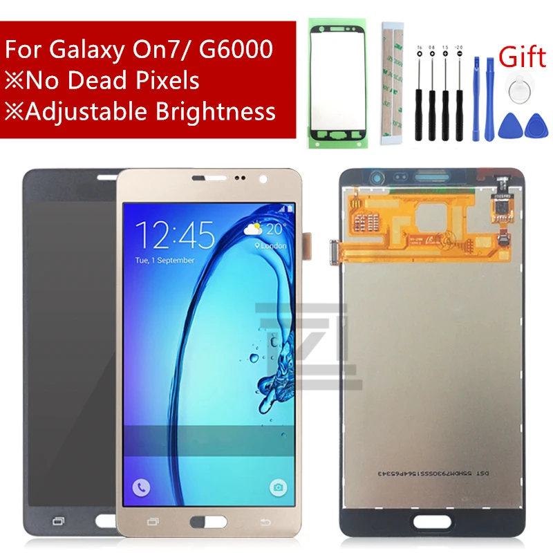 Регулируемая яркость для samsung Galaxy On7 ЖК дисплей G6000 SM сенсорный экран дигитайзер