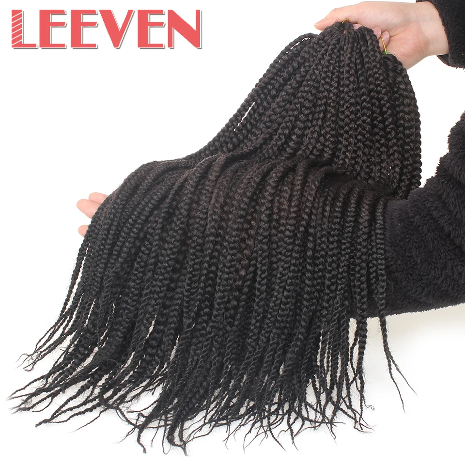 Leeven Box косички для волос 22 дюйма 20 прядей/упаковка синтетические наращивания