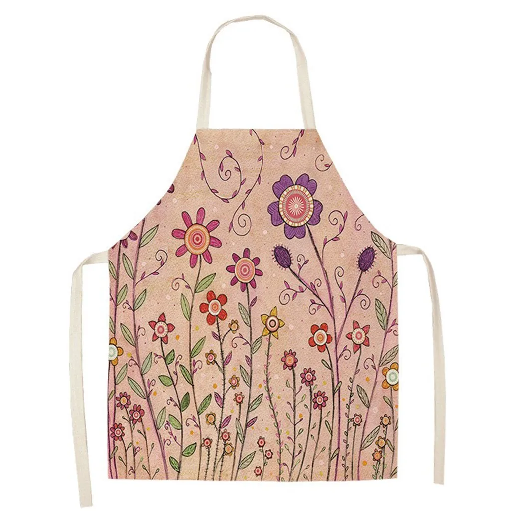 

​1 PCS Apron 68*55cm Creative Plant Apron Household Waterproof And Oil-proof Hand Rubbing Apron High Quality