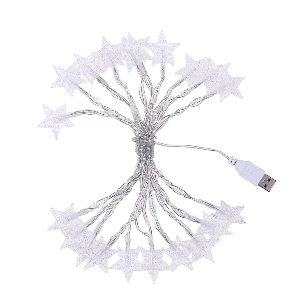 

20LEDs Star Fairy String Lights Outdoor Garden Wedding Party DIY Light String BV789