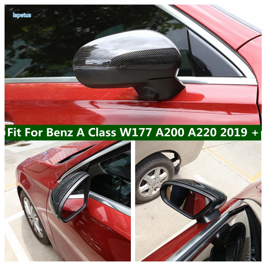 

Lapetus Car styling Rearview Side Door Mirrors Cover Trim Fit For Mercedes Benz A Class W177 A200 A220 2019 - 2022 Accessories