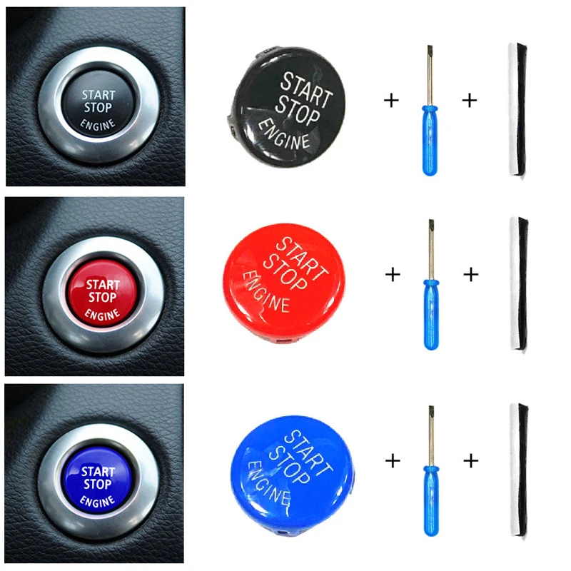 Кнопка запуска двигателя автомобиля заменяет крышку выключателя аксессуары для