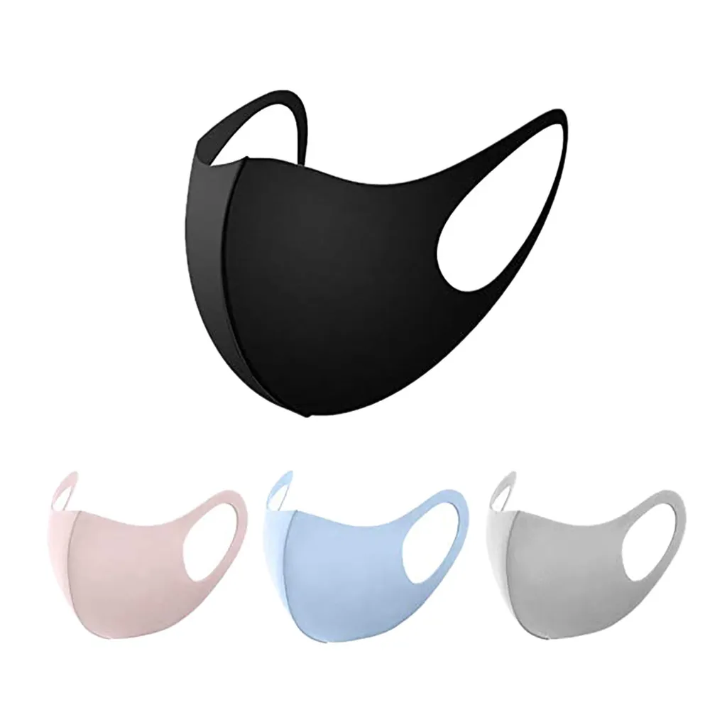 4 шт для взрослых Пылезащитная маска лица стирающаяся дышащая маски Многоразовые