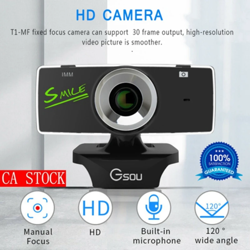 

HOT-USB2.0 480P HD Webcam Camera Web Cam with Mic For Computer PC Laptop Desktop