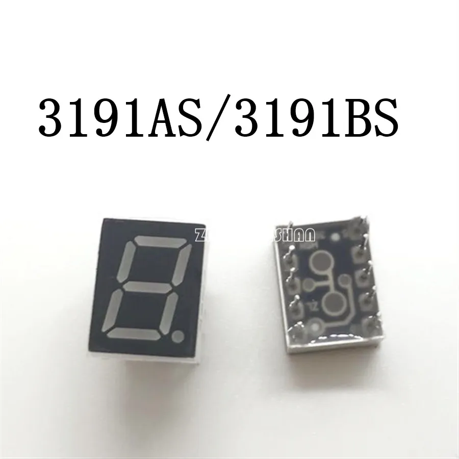 10 шт. X 0 39 дюйма 1 значный красный 8 сегментный светодиодный дисплей 3191AS/3191BS|display