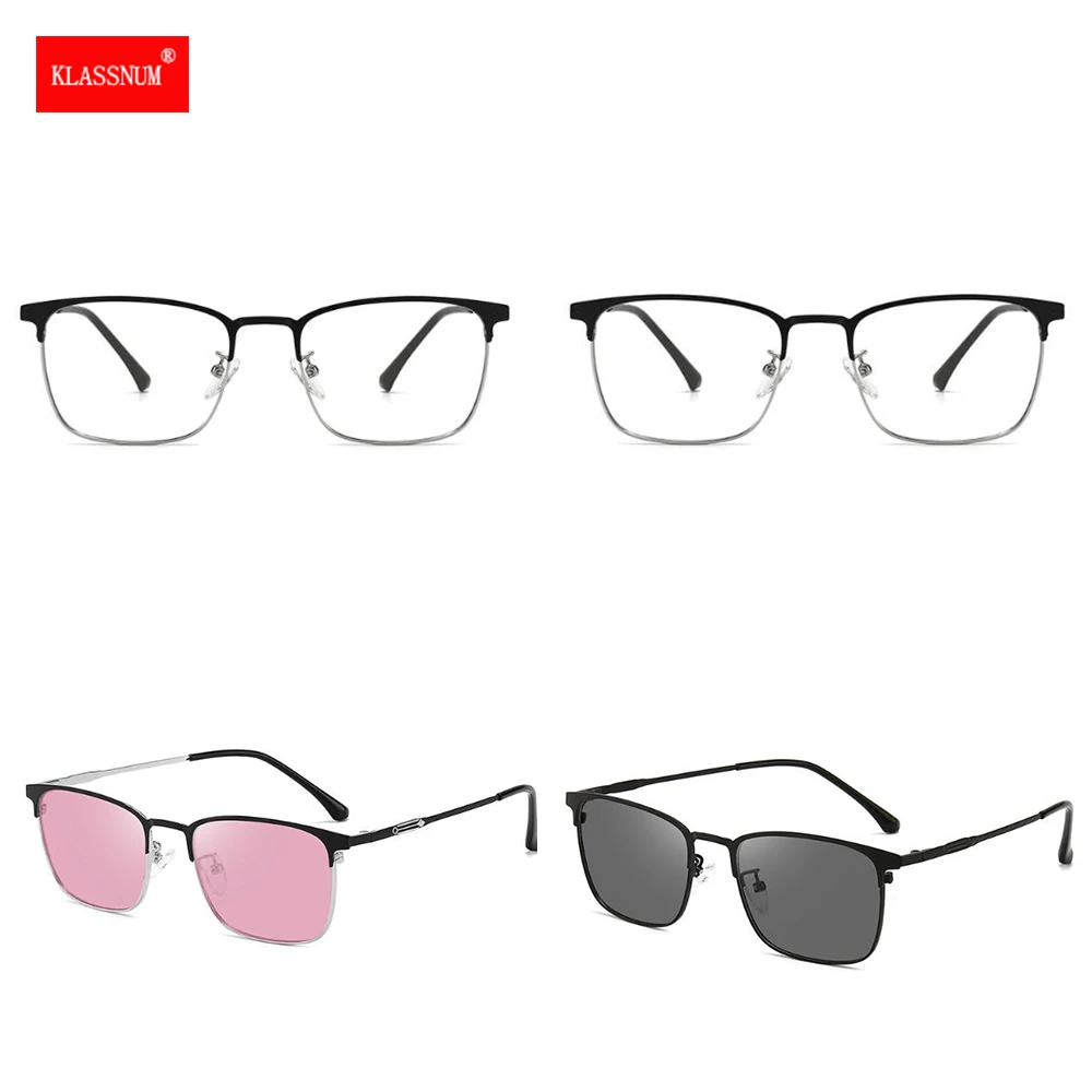 

Солнцезащитные очки с фотохромными линзами для мужчин и женщин, Поляризационные солнечные, меняющие цвет, светильник вождения, дневное и но...