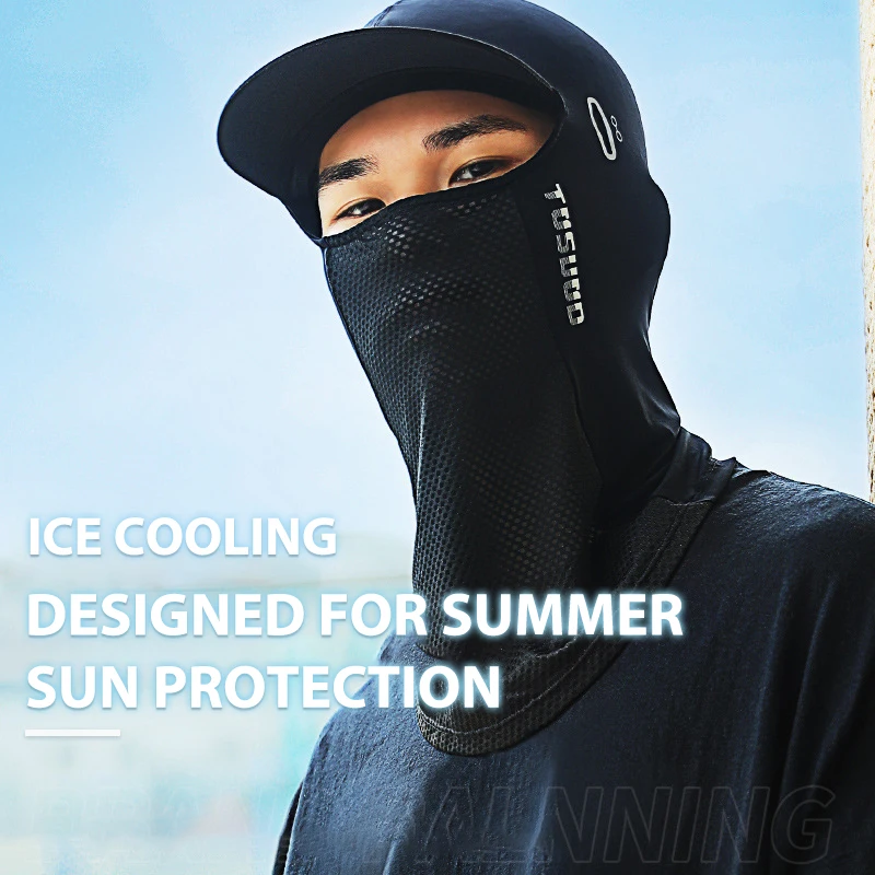 

Summer full face sunscreen scarf face mask hiking hat riding hat hunting bicycle headgear tactical hat fishing hat