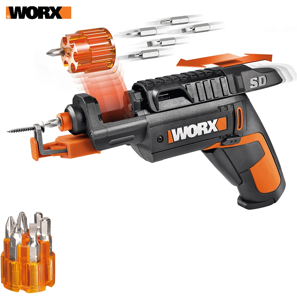 Бесплатная доставка WORX WX255 слайдер 4 в Мини Электрическая аккумуляторная