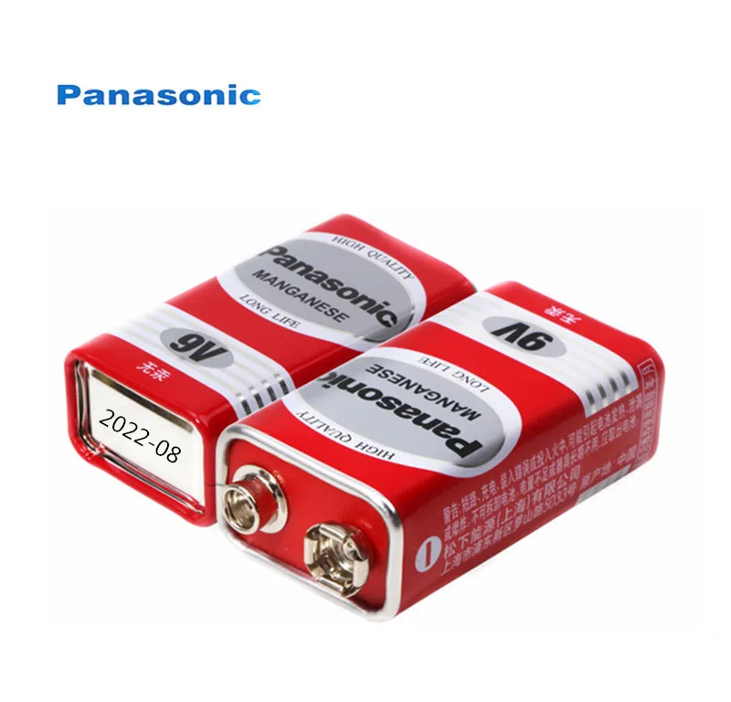2 шт. 100% оригинальный аккумулятор Panasonic Greencell PP3 6F22 6LR61 MN1604 9 в | Электроника