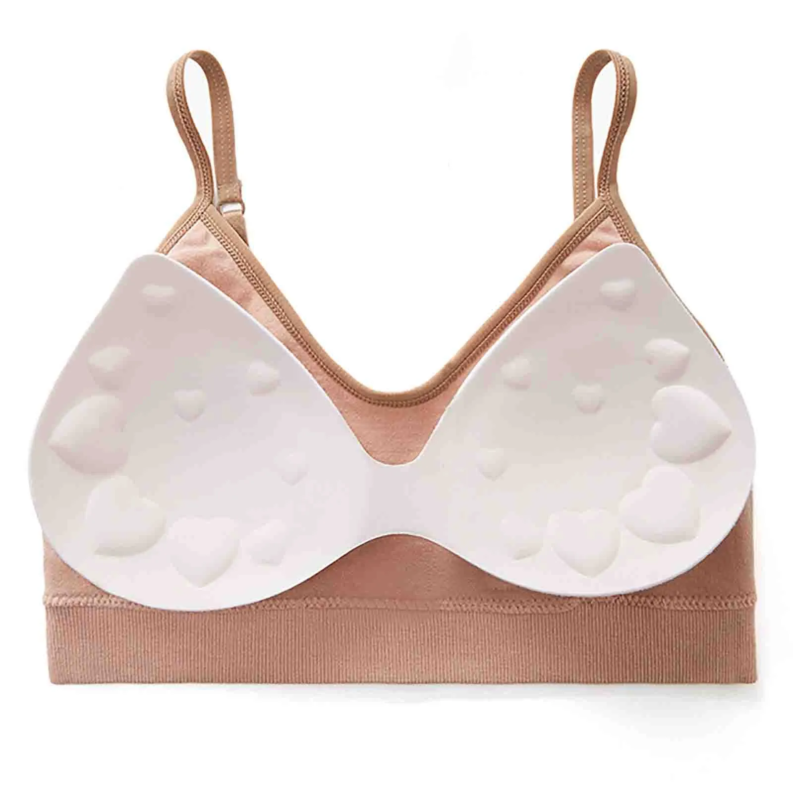 

Women's Sexy Slim Solid Colour Sling Beautiful Back Lingerie Backless Vest Sexy Panties Lingerie Padded Bralette Underwear N50