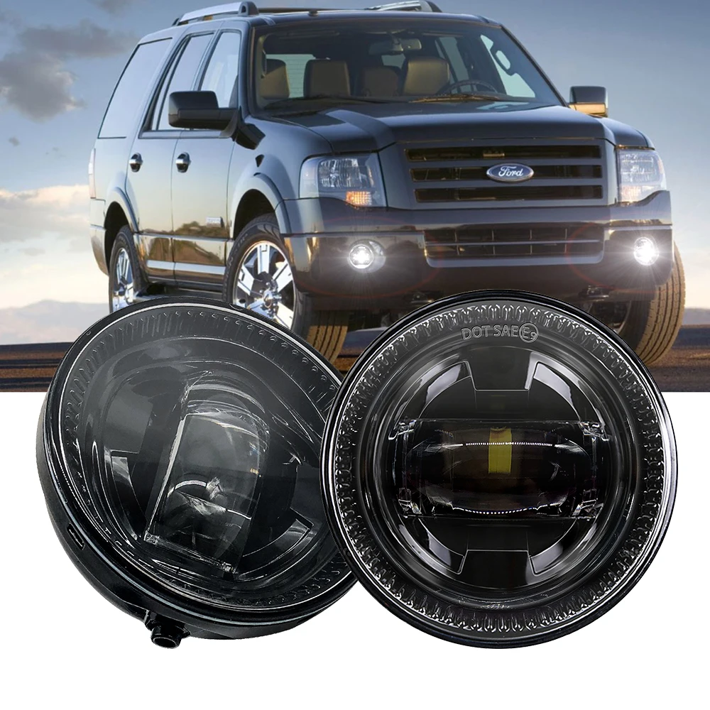

1 pair 30W Round Led Fog Lamp C ars Light for Ford F150 2007-2014 / Ranger 2008-2011 / Expedition 2007-2015