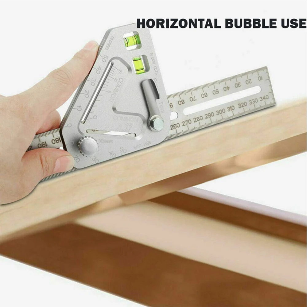 

Triangular Ruler Woodworking Measuring Triangle Ruler Angle Tool Multifunctional Level Ruler Woodworking Triangle Ruler