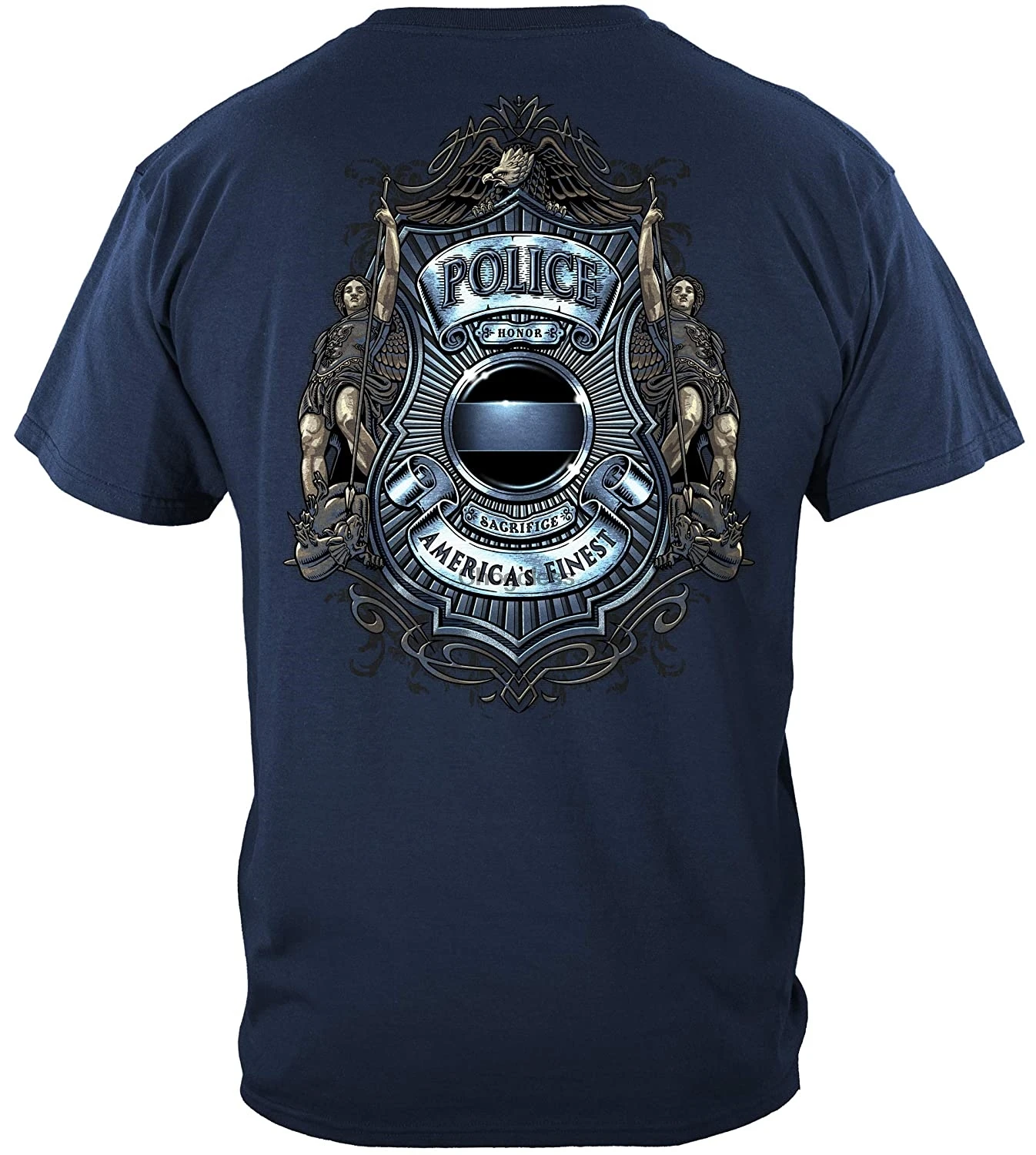 

Thin Blue Line T Shirt - Law Enforcement Gear for Men - Law Enforcement - FF2267