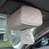 tissue box faux leather sun viper back seat hanging tissue box paper holder container automobiles interior accessories for car