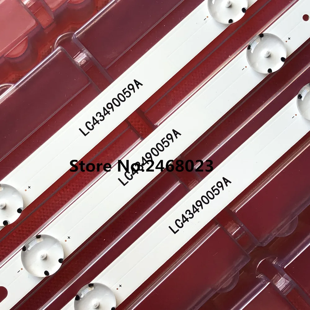 Новинка Светодиодная лента 83 см с 7 светодиосветодиодный для LG 43UK6300PLB 43UJ634V 43LJ61_FHD_L
