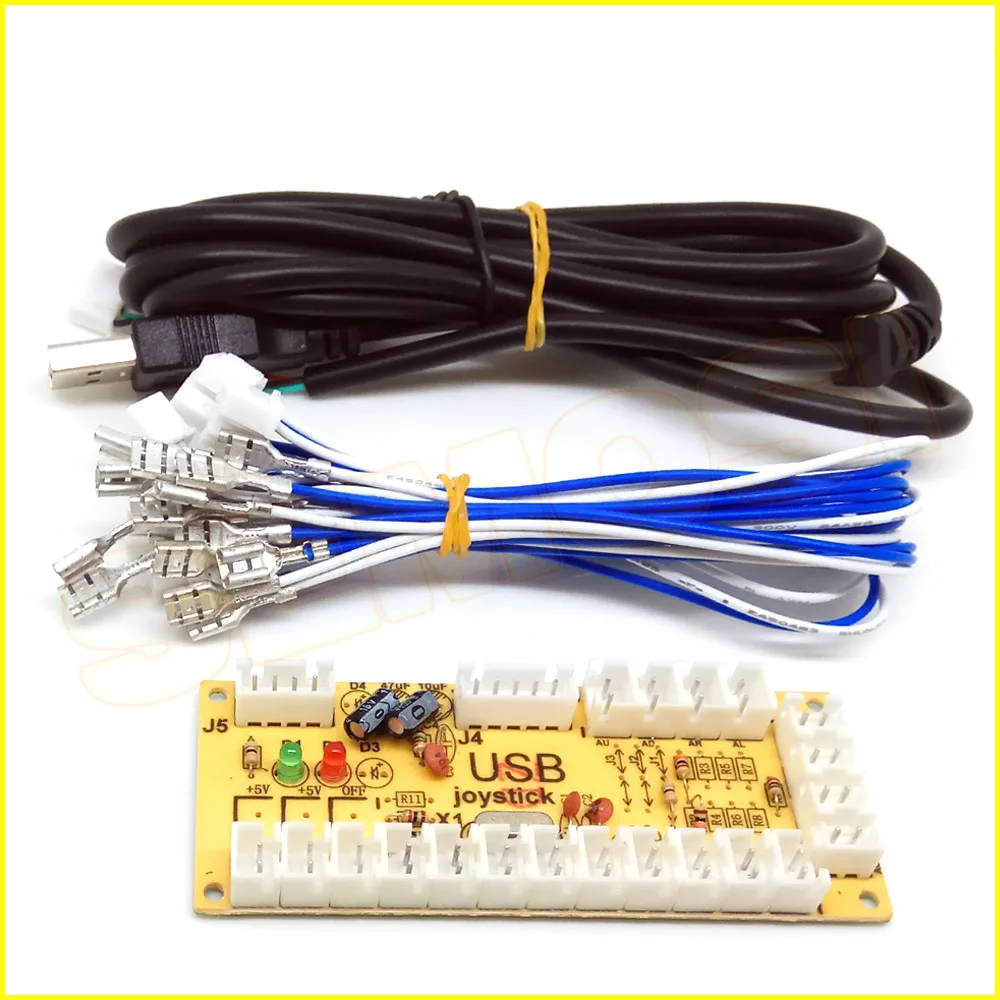 Аркадный джойстик DIY и набор кнопок HAPP для Raspberry Pi USB кодировщик с нулевой