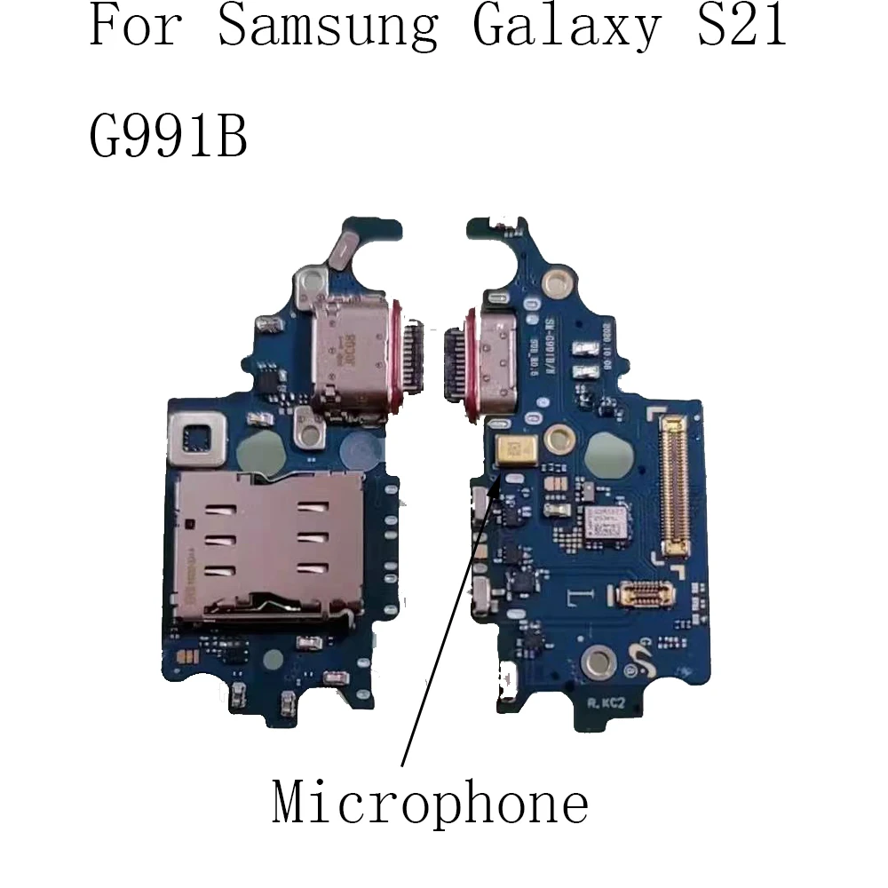 

For Samsung Galaxy S21 G991B USB Charging Dock USB Charger Plug Board Module With Microphone Board Repair Parts+Tool