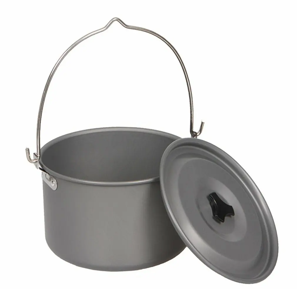 Столовая посуда для улицы большая емкость алюминиевая столовая кемпинга и