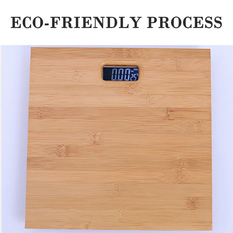  Body Weight Scale Electronic Wood Anti-skid Display Household Weighing Balance Health Care#2 | Дом и сад