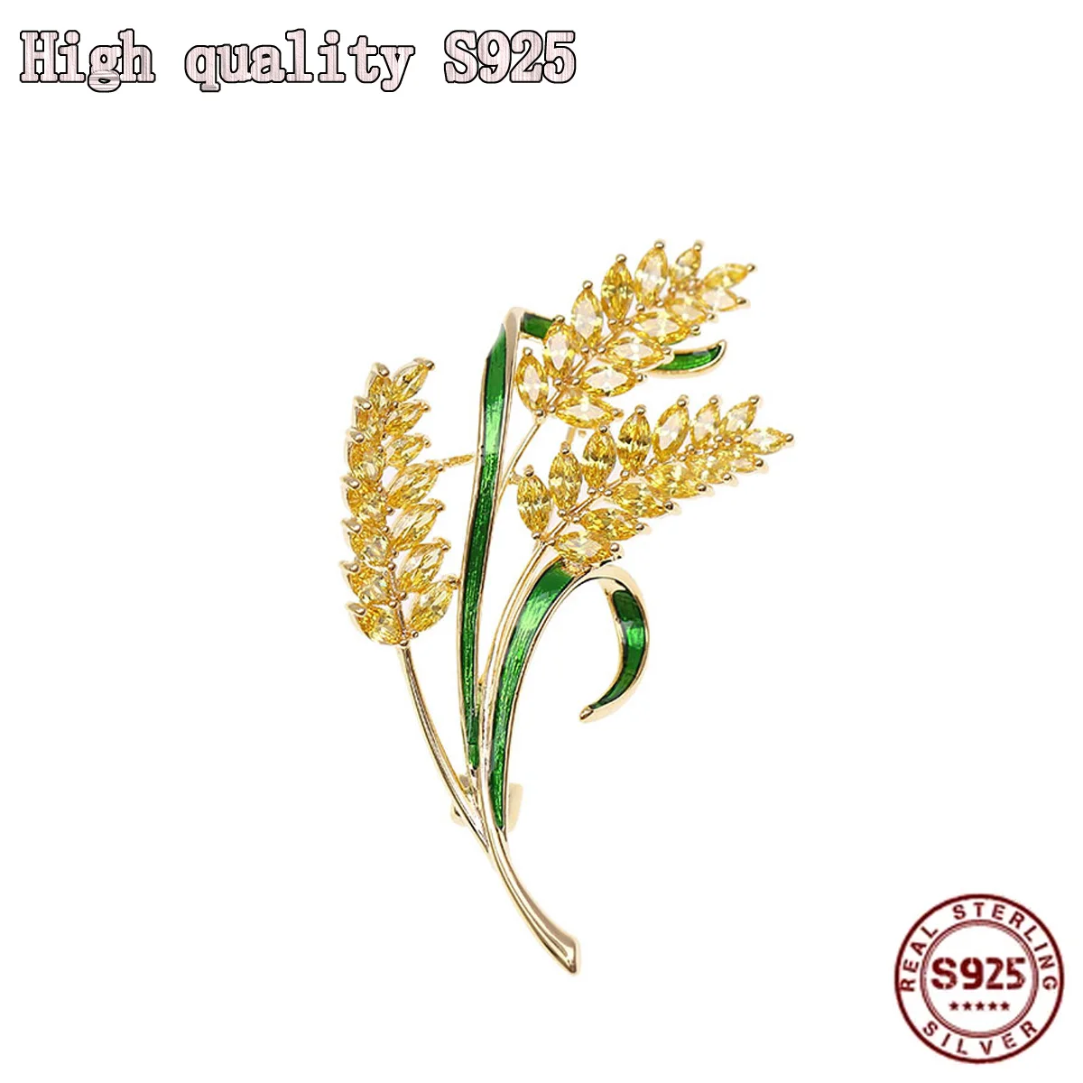 

2021 New Fashion Jewelry, High Quality Gold Spike Brooch, The Best Charm Brooch Accessories For Exquisite Women's Banquet