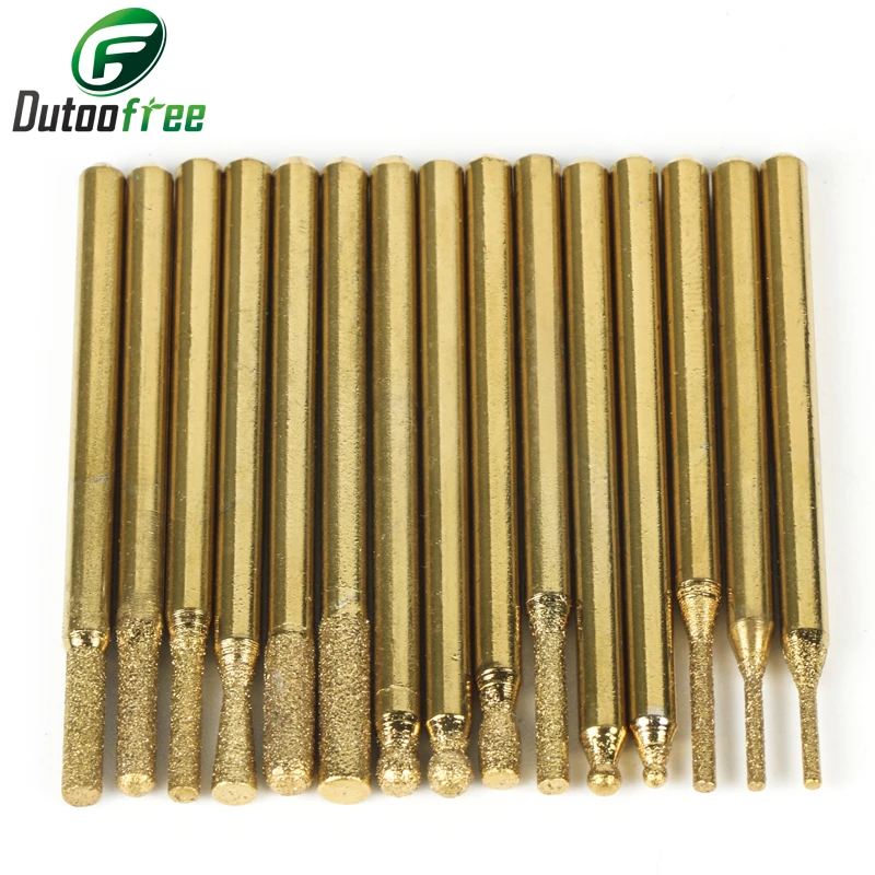 30 шт./компл. Шлифовальная головка из титанового сплава 3 мм dremel Аксессуары