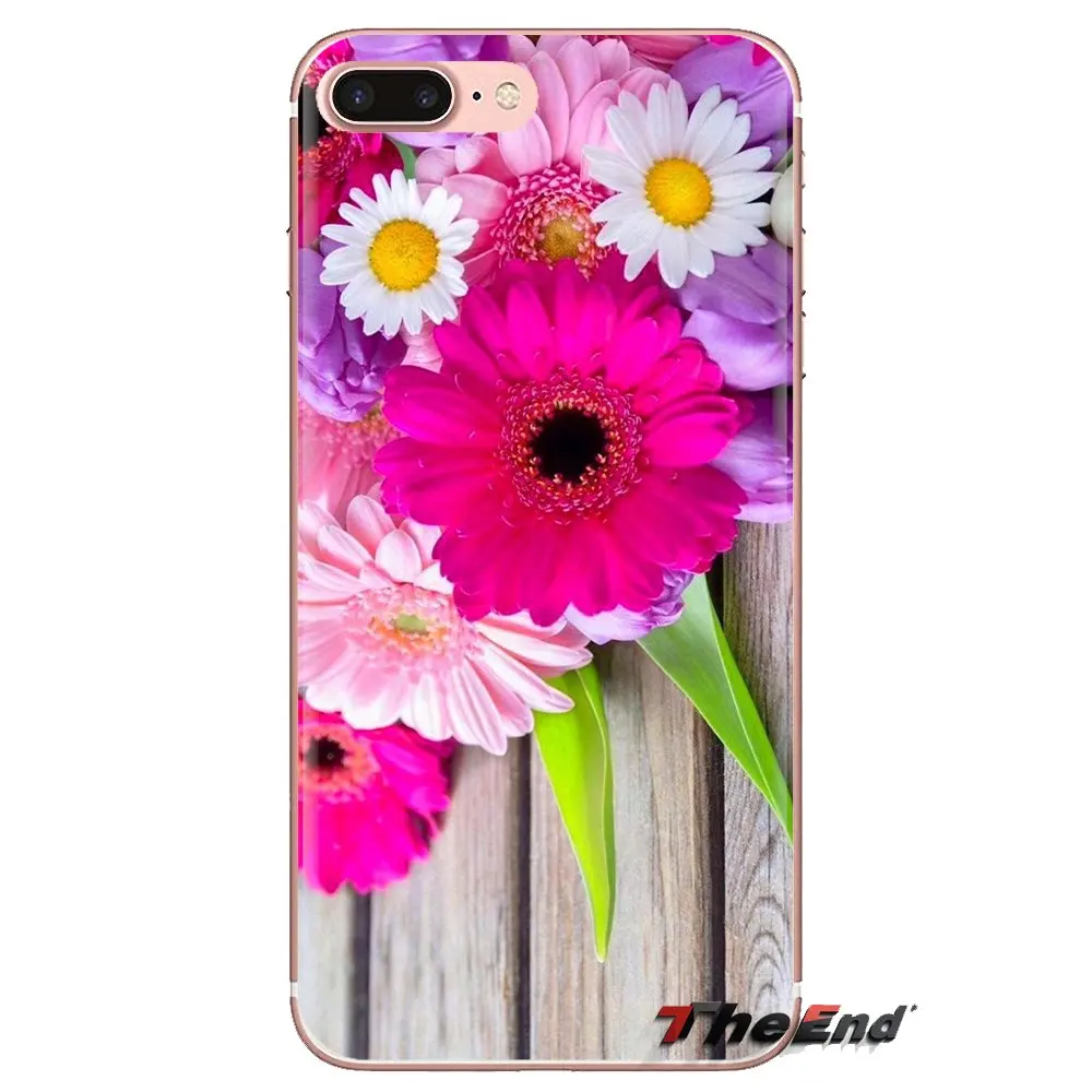 TPU Transparent Cases colorful Tropical flowers plants For Samsung Galaxy J1 J2 J3 J4 J5 J6 J7 J8 Plus 2018 Prime 2015 2016 2017 |