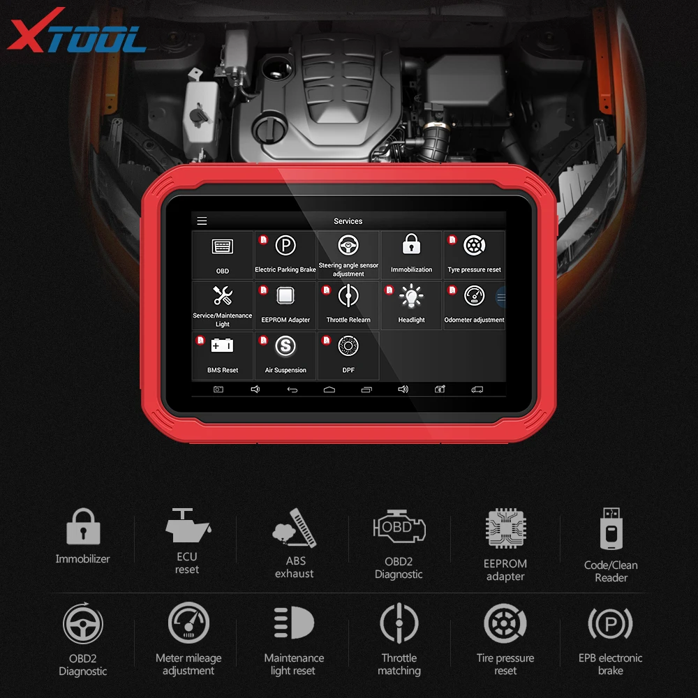 XTOOL X100 PAD Авто планшет ключ программист OBD2 сканер Код считыватель автомобильный