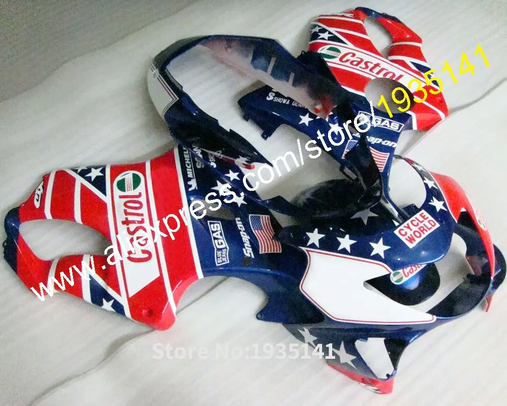 

For Honda CBR600 F4 1999-2000 CBR600F4 99-00 CBR 600 Multicolor ABS Customized Moto Fairing Kit (Injection molding)