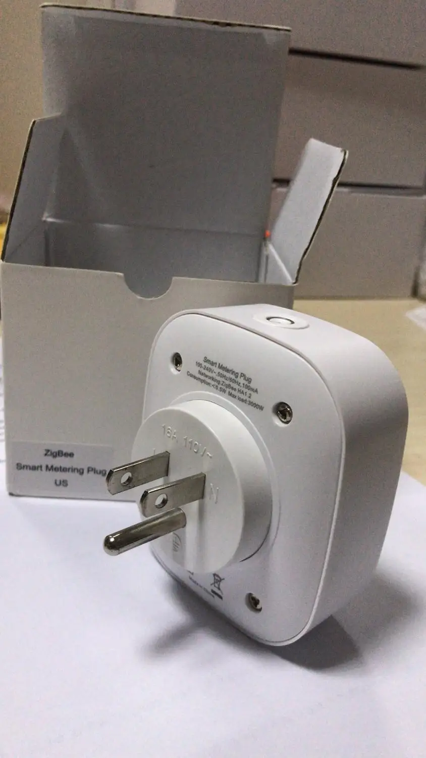 Индикатор мощности Heiman 16A US Zigbee переключатель включения и выключения питания