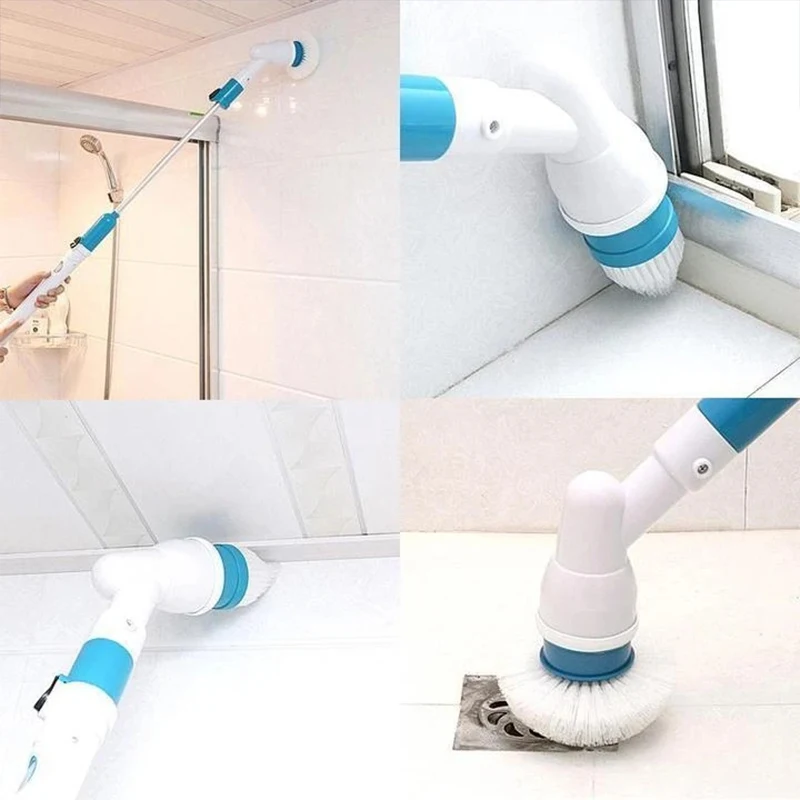 Электрический скруббер с турбо эффектом чистящая щетка беспроводной
