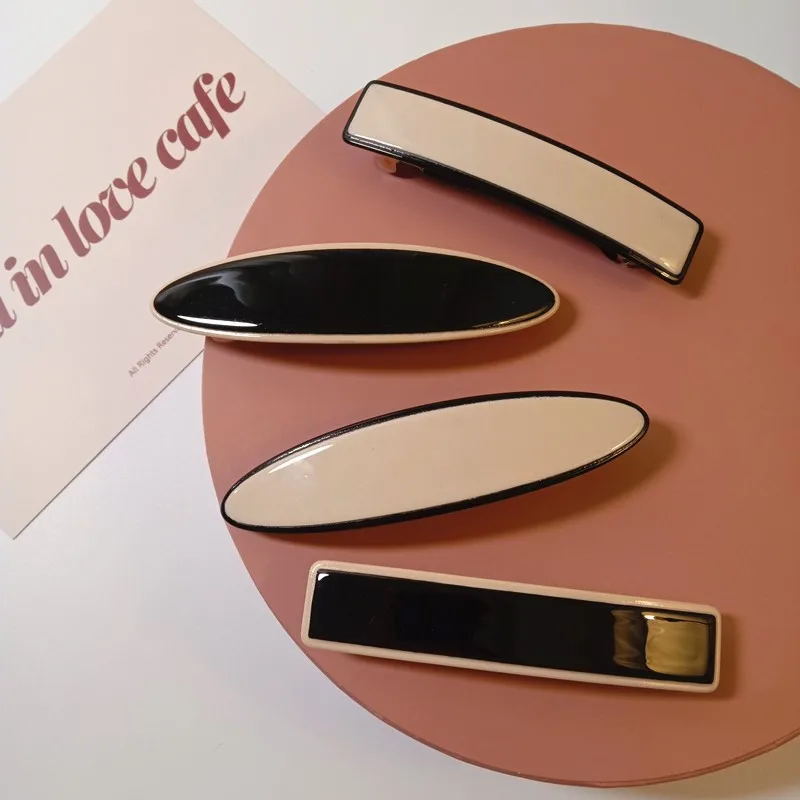 Модные и элегантные акриловые заколки для волос Весенняя заколка женский