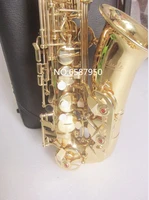 top newest supreme as 710 model engraved gold e flat alto saxophone eb sax performance musical instrument with case accessories