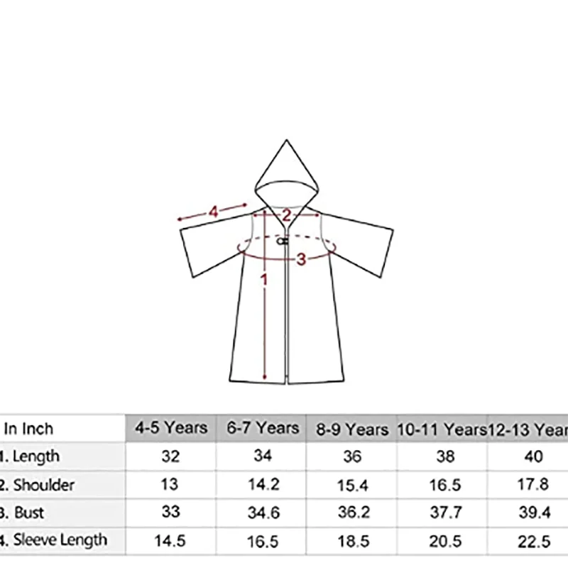 

Halloween Children's Cosplay Magic School Robe Cloak Costume with Coat for Film Series Character