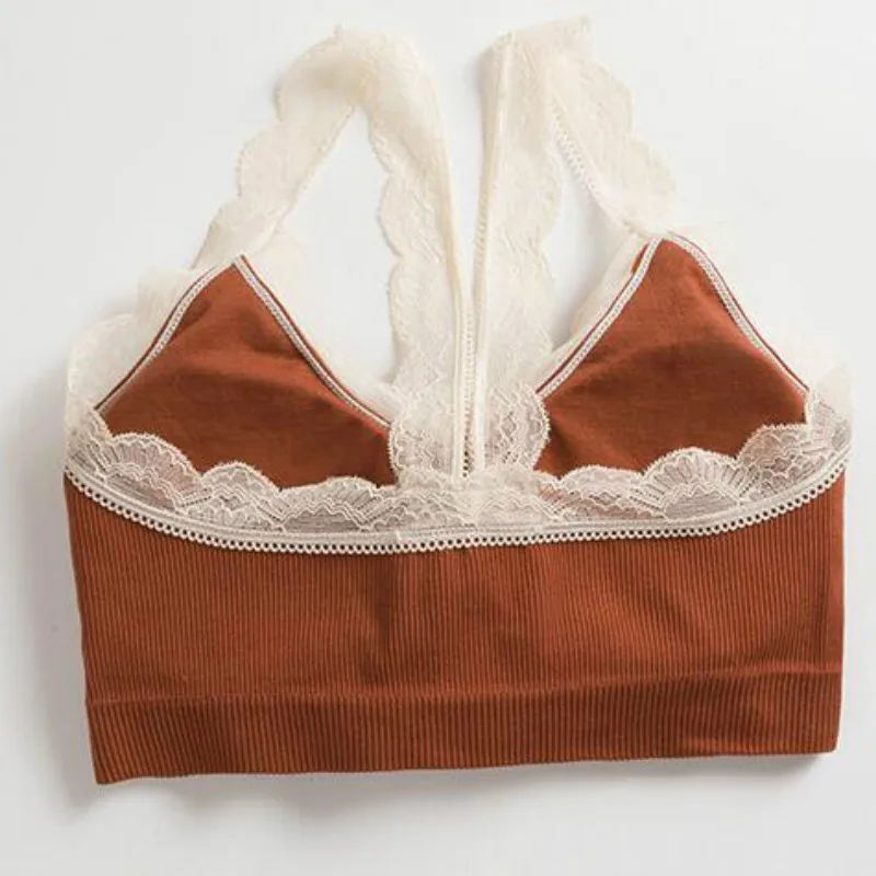 Женский кружевной бюстгальтер женский сексуальный на бретельках летний