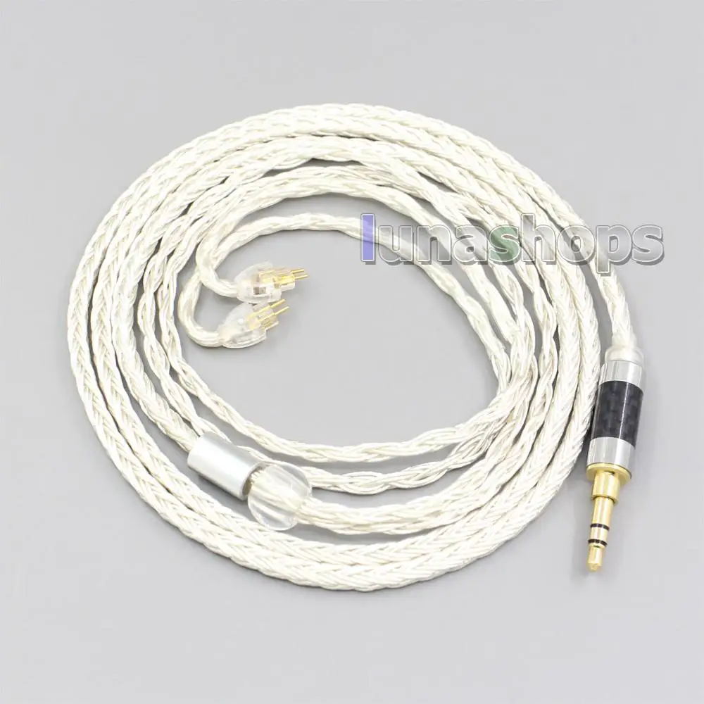 

LN007223 16 Core OCC Silver Plated Earphone Cable For AUDEZE iSINE 10 20 LX LCDi3 LCDi4