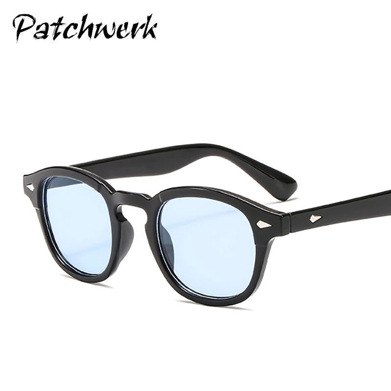 Fashion Johnny Depp Lemtosh Style Sunglasses Vintage Round Tint Ocean Lens Brand Design Sun Glasses | Аксессуары для одежды