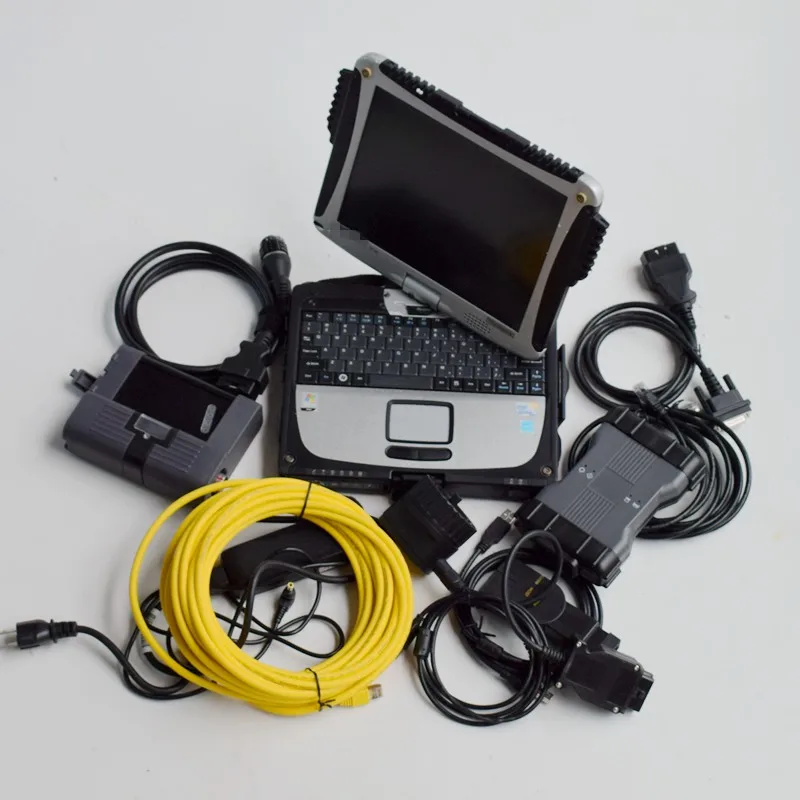 

2in1 MB Star C6 and icom A2 B C with latest Software in used laptop CF19 for Auto diagnosis Tool Code Scanner Programming